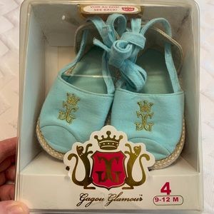 ADORABLE TEAL BABY SHOES!!!